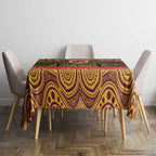 ANZAC Day Brisbane Broncos Tablecloth Military Memorial Aboriginal Indigenous Art