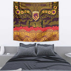 ANZAC Day Brisbane Broncos Tapestry Military Memorial Aboriginal Indigenous Art