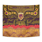 ANZAC Day Brisbane Broncos Tapestry Military Memorial Aboriginal Indigenous Art