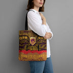 ANZAC Day Brisbane Broncos Tote Bag Military Memorial Aboriginal Indigenous Art