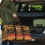 ANZAC Day Brisbane Broncos Travel Bag Military Memorial Aboriginal Indigenous Art