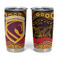 ANZAC Day Brisbane Broncos Tumbler Cup Military Memorial Aboriginal Indigenous Art