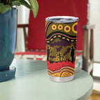 ANZAC Day Brisbane Broncos Tumbler Cup Military Memorial Aboriginal Indigenous Art