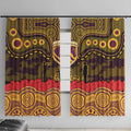 ANZAC Day Brisbane Broncos Window Curtain Military Memorial Aboriginal Indigenous Art