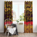 ANZAC Day Brisbane Broncos Window Curtain Military Memorial Aboriginal Indigenous Art