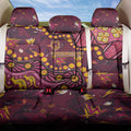 Brisbane Broncos Back Car Seat Cover Aboriginal Pattern with Graffiti Style Design