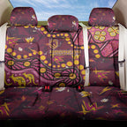 Brisbane Broncos Back Car Seat Cover Aboriginal Pattern with Graffiti Style Design