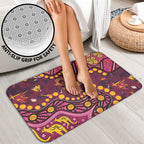 Brisbane Broncos Bathroom Set Aboriginal Pattern with Graffiti Style Design