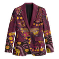 Brisbane Broncos Blazer Aboriginal Pattern with Graffiti Style Design
