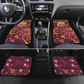 Brisbane Broncos Car Mats Aboriginal Pattern with Graffiti Style Design