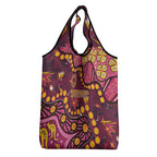 Brisbane Broncos Grocery Bag Aboriginal Pattern with Graffiti Style Design
