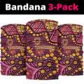 Brisbane Broncos Neck Gaiter Aboriginal Pattern with Graffiti Style Design