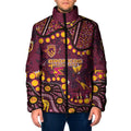 Brisbane Broncos Padded Jacket Aboriginal Pattern with Graffiti Style Design