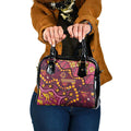 Brisbane Broncos Shoulder Handbag Aboriginal Pattern with Graffiti Style Design