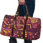 Brisbane Broncos Travel Bag Aboriginal Pattern with Graffiti Style Design