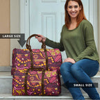 Brisbane Broncos Travel Bag Aboriginal Pattern with Graffiti Style Design
