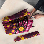 Brisbane Broncos Umbrella Aboriginal Pattern with Graffiti Style Design