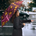Brisbane Broncos Umbrella Aboriginal Pattern with Graffiti Style Design
