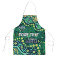 Personalized Canberra Raiders Apron Aboriginal Pattern with Graffiti Style Design