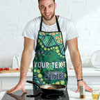 Personalized Canberra Raiders Apron Aboriginal Pattern with Graffiti Style Design