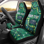 Personalized Canberra Raiders Car Seat Cover Aboriginal Pattern with Graffiti Style Design