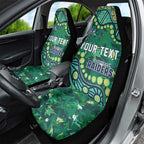 Personalized Canberra Raiders Car Seat Cover Aboriginal Pattern with Graffiti Style Design