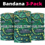 Personalized Canberra Raiders Neck Gaiter Aboriginal Pattern with Graffiti Style Design