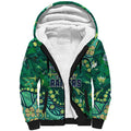 Personalized Canberra Raiders Sherpa Hoodie Aboriginal Pattern with Graffiti Style Design