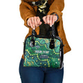 Personalized Canberra Raiders Shoulder Handbag Aboriginal Pattern with Graffiti Style Design