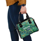 Personalized Canberra Raiders Shoulder Handbag Aboriginal Pattern with Graffiti Style Design