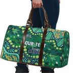 Personalized Canberra Raiders Travel Bag Aboriginal Pattern with Graffiti Style Design