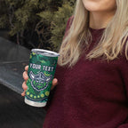 Personalized Canberra Raiders Tumbler Cup Aboriginal Pattern with Graffiti Style Design