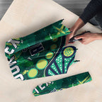Personalized Canberra Raiders Umbrella Aboriginal Pattern with Graffiti Style Design