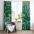 Personalized Canberra Raiders Window Curtain Aboriginal Pattern with Graffiti Style Design