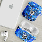 Personalized Canterbury-Bankstown Bulldogs AirPods Case Aboriginal Pattern with Graffiti Style Design