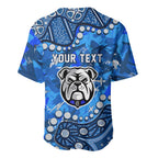 Personalized Canterbury-Bankstown Bulldogs Baseball Jersey Aboriginal Pattern with Graffiti Style Design