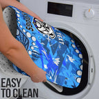 Personalized Canterbury-Bankstown Bulldogs Bathroom Set Aboriginal Pattern with Graffiti Style Design