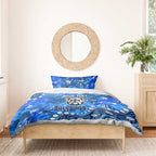 Personalized Canterbury-Bankstown Bulldogs Bedding Set Aboriginal Pattern with Graffiti Style Design