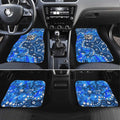 Personalized Canterbury-Bankstown Bulldogs Car Mats Aboriginal Pattern with Graffiti Style Design