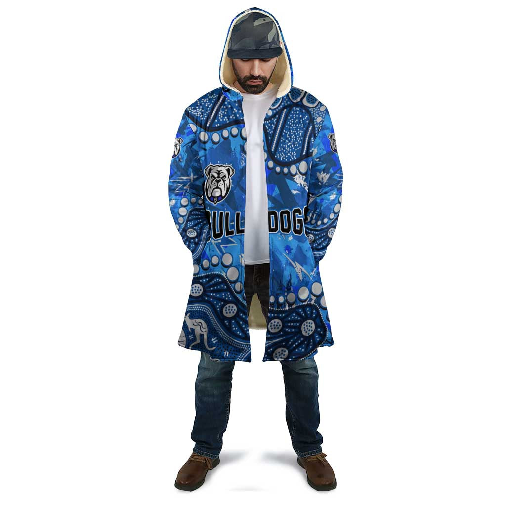 Personalized Canterbury-Bankstown Bulldogs Cloak Aboriginal Pattern with Graffiti Style Design