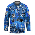 Personalized Canterbury-Bankstown Bulldogs Hockey Jersey Aboriginal Pattern with Graffiti Style Design