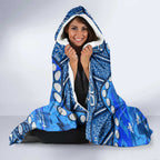 Personalized Canterbury-Bankstown Bulldogs Hooded Blanket Aboriginal Pattern with Graffiti Style Design