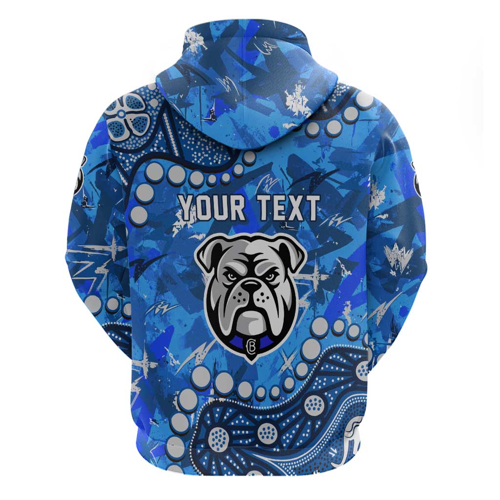 Personalized Canterbury-Bankstown Bulldogs Hoodie Aboriginal Pattern with Graffiti Style Design