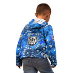 Personalized Canterbury-Bankstown Bulldogs Kid Hoodie Aboriginal Pattern with Graffiti Style Design