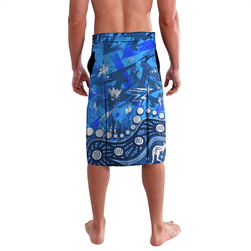 Personalized Canterbury-Bankstown Bulldogs Lavalava Aboriginal Pattern with Graffiti Style Design
