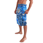 Personalized Canterbury-Bankstown Bulldogs Lavalava Aboriginal Pattern with Graffiti Style Design