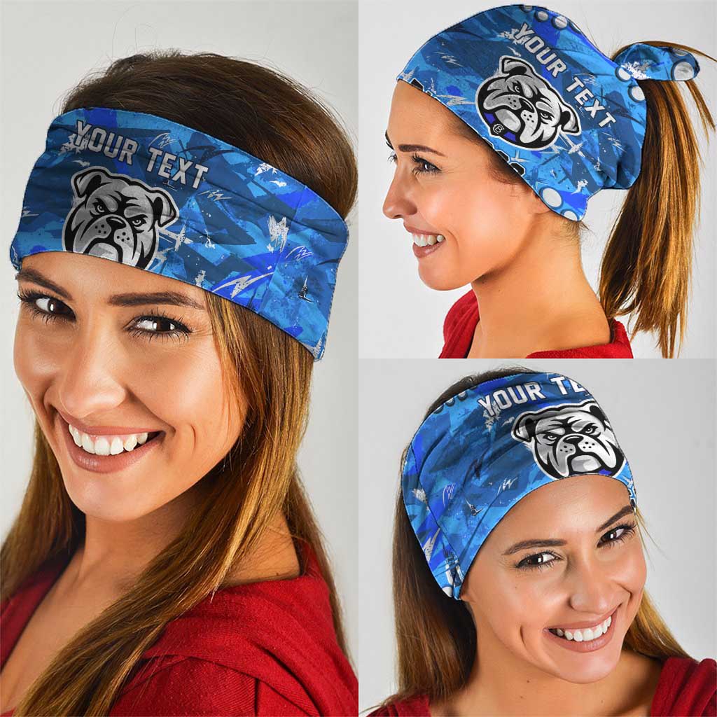 Personalized Canterbury-Bankstown Bulldogs Neck Gaiter Aboriginal Pattern with Graffiti Style Design