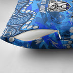 Personalized Canterbury-Bankstown Bulldogs Pillow Cover Aboriginal Pattern with Graffiti Style Design