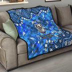 Personalized Canterbury-Bankstown Bulldogs Quilt Aboriginal Pattern with Graffiti Style Design