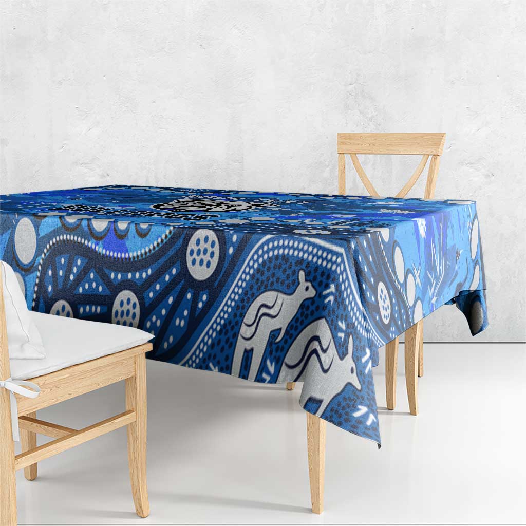 Personalized Canterbury-Bankstown Bulldogs Tablecloth Aboriginal Pattern with Graffiti Style Design